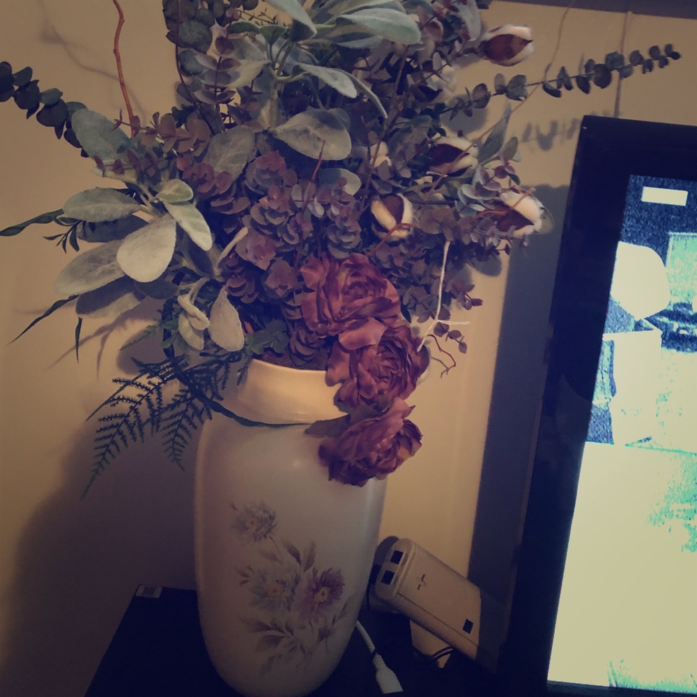 Beautiful handmade flower vase